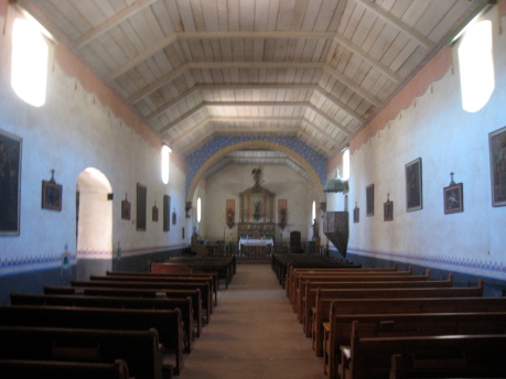 We enter the cool interior of the chapel